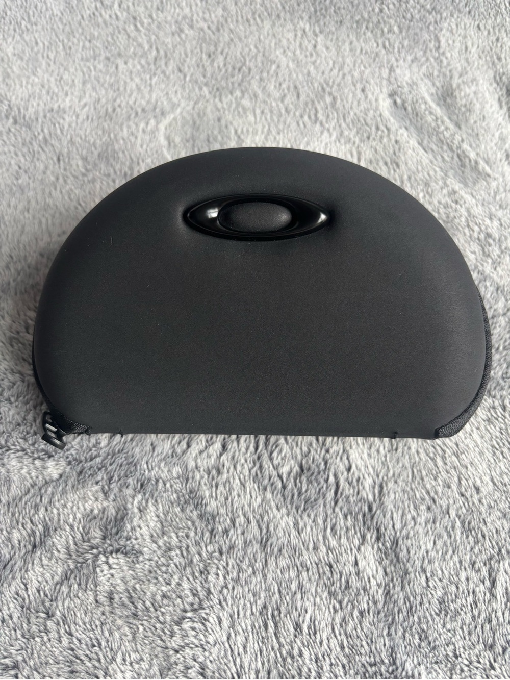 Oakley Sunglass Hard Case Only Empty Flak Jacket Black Zipper Cushioned